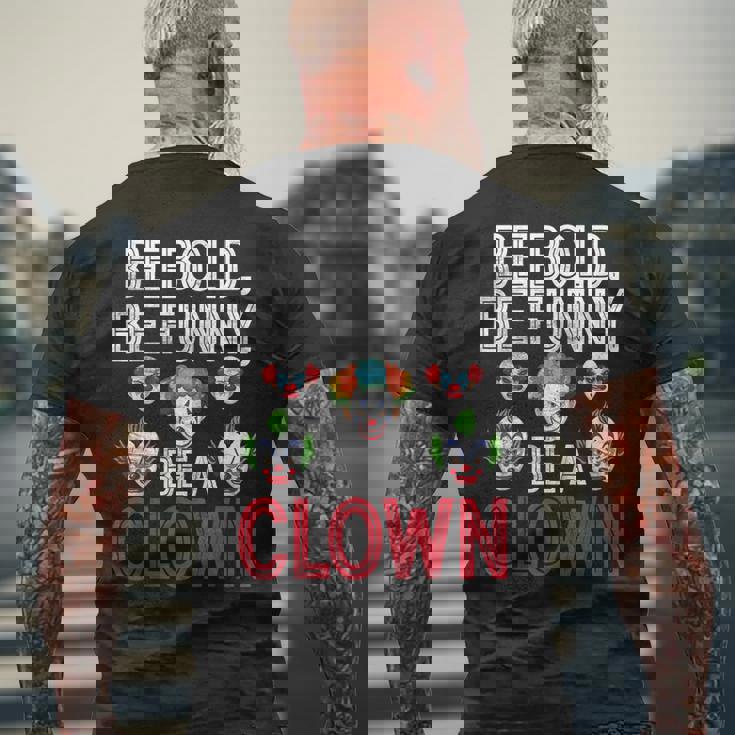 大胆になれ、面白くなりまくれ メンズTシャツ バックプリント 高齢者への贈り物