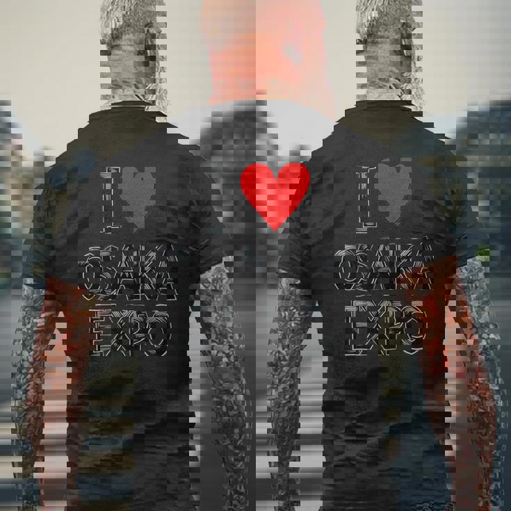 大阪万博 関西万博 記念 I Love Osaka Expo グッズ お土産 本 メンズ レディース メンズTシャツ バックプリント 高齢者への贈り物