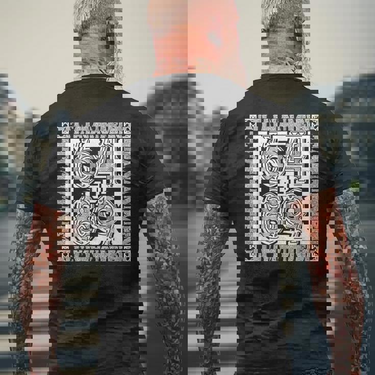 天安門広場 1989年6月4日 メンズTシャツ バックプリント 高齢者への贈り物