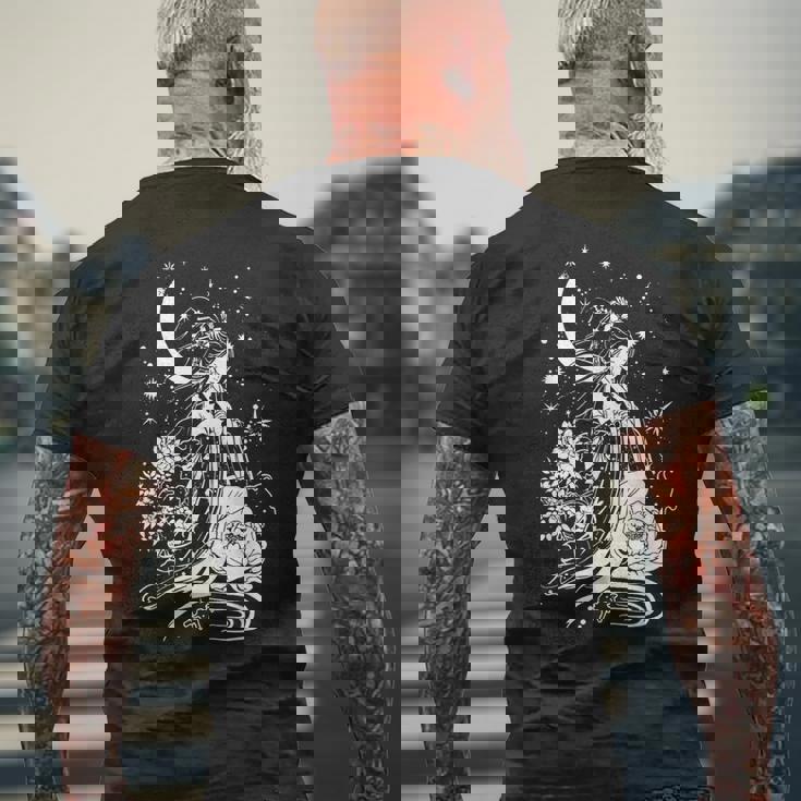 天照 天神 魔術 日本 神 メンズTシャツ バックプリント 高齢者への贈り物