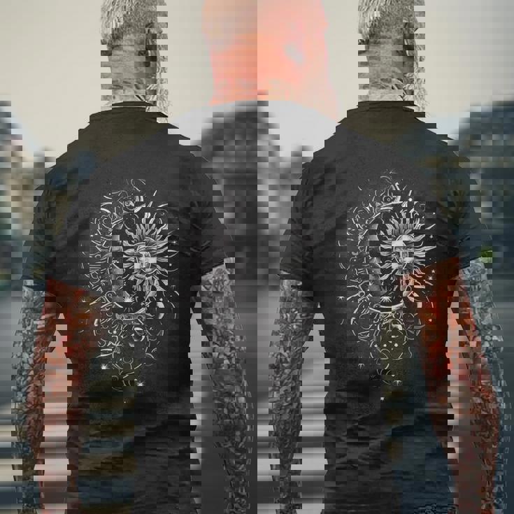 太陽と月 グラフィックtシャツ メンズ レディース ボーイズ ガールズ メンズTシャツ バックプリント 高齢者への贈り物