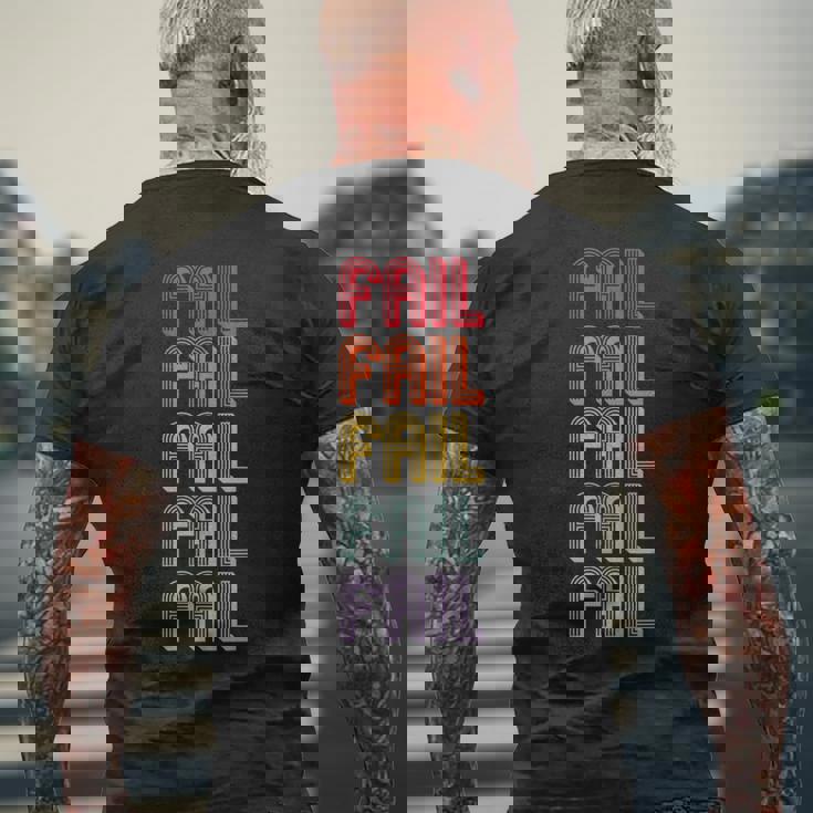 失敗 メンズTシャツ バックプリント 高齢者への贈り物