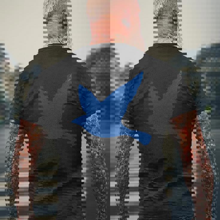 奄美大島 お土産tシャツ Wing Of Amami メンズTシャツ バックプリント 高齢者への贈り物