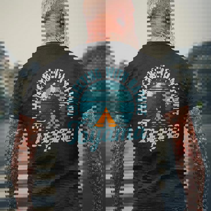 富山市日本自然とつながる 富山 お土産 扇子 メンズTシャツ バックプリント 高齢者への贈り物