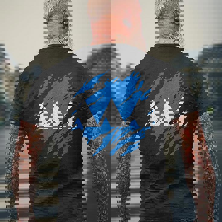 山形県旗 メンズTシャツ バックプリント 高齢者への贈り物