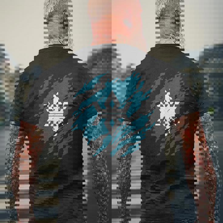 岩手県旗 メンズTシャツ バックプリント 高齢者への贈り物