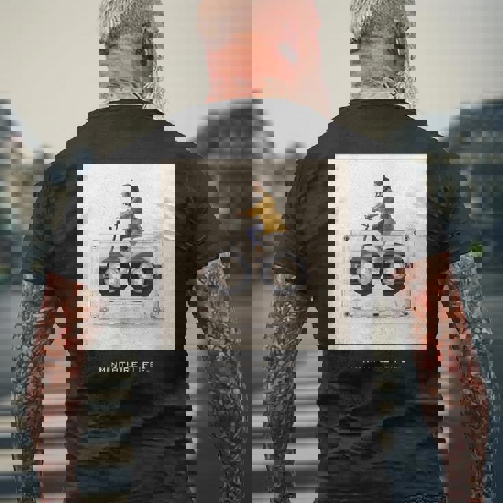 巻き戻しはできません メンズTシャツ バックプリント 高齢者への贈り物