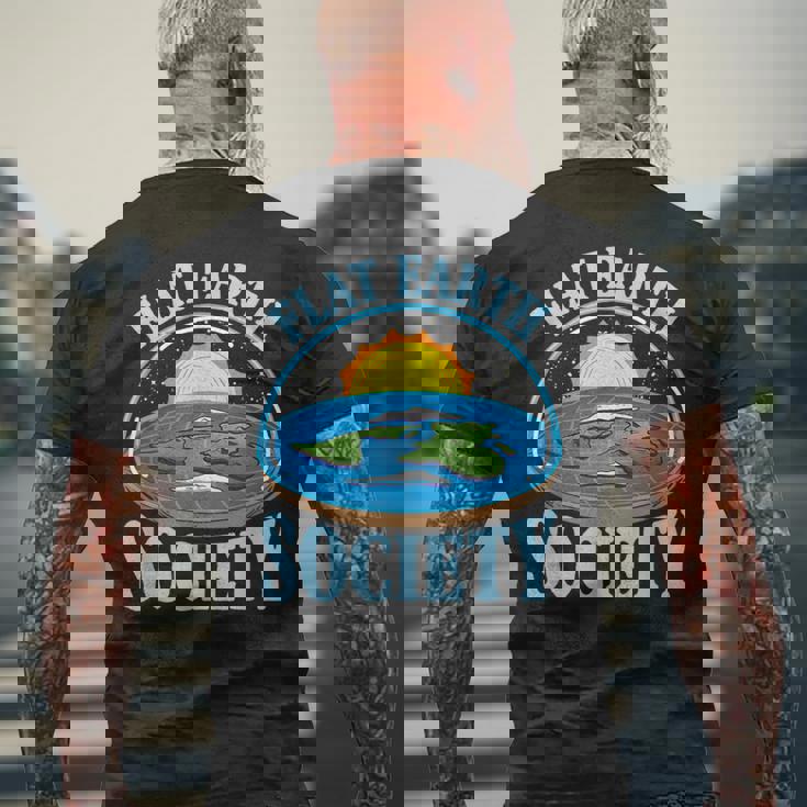 平地球協会フラットアーサー メンズTシャツ バックプリント 高齢者への贈り物