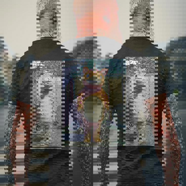 快獣ブースカシリーズ リアルスチール カラー メンズTシャツ バックプリント 高齢者への贈り物