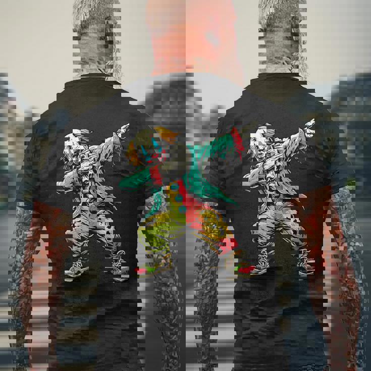 怖いダビングデザインホラーサーカスピエロ メンズTシャツ バックプリント 高齢者への贈り物