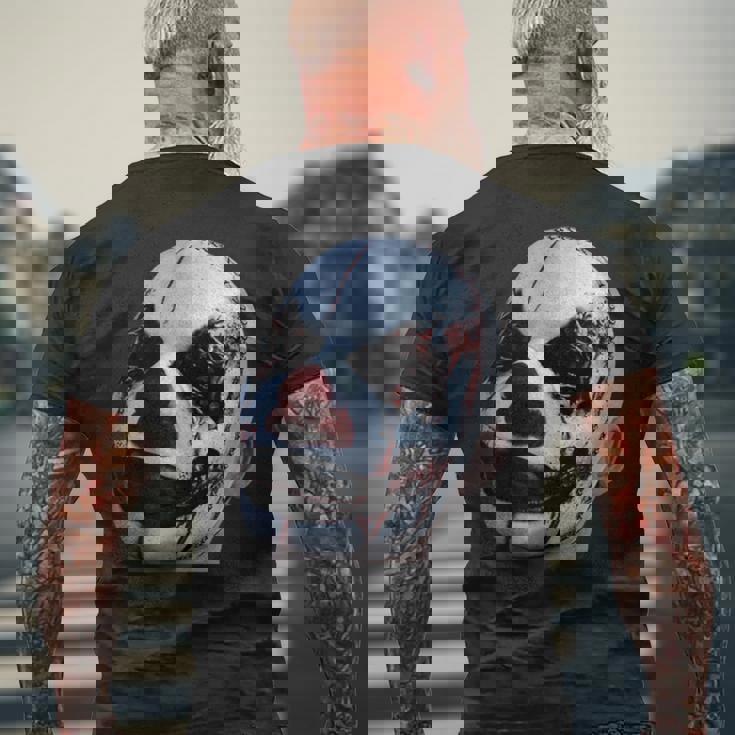 怖い顔 メンズTシャツ バックプリント 高齢者への贈り物