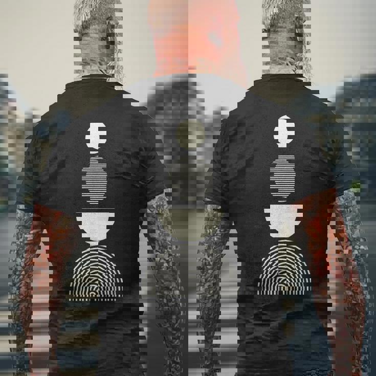 抽象アートシャツ コンテンポラリー モダンアート メンズ グラフィック レディース メンズTシャツ バックプリント 高齢者への贈り物