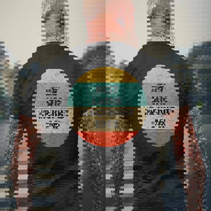 旋盤機械工シャツ メンズTシャツ バックプリント 高齢者への贈り物