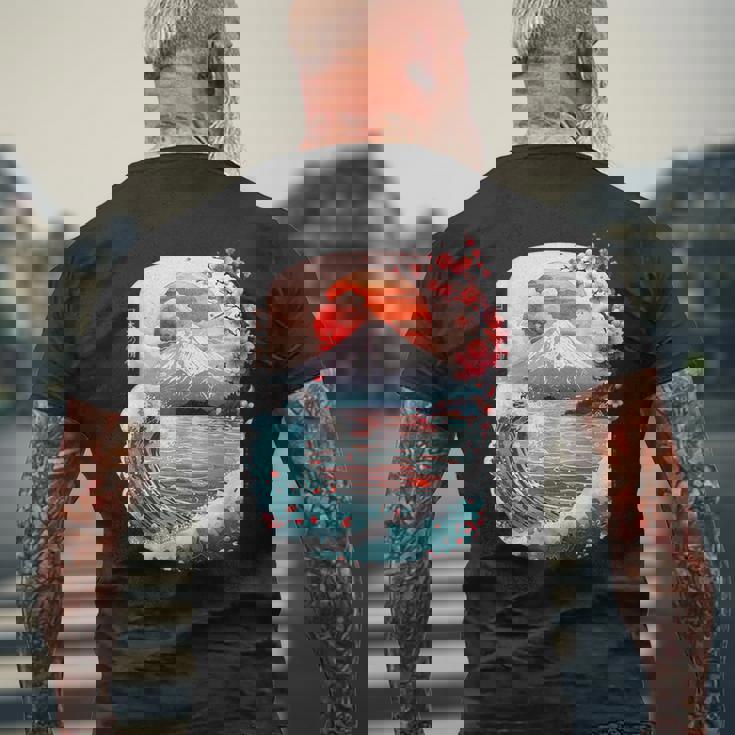 日本の 精神 で 90年代 の レトロ な雰囲気 の ヴェイパーウェイヴ 原宿 の 美学 メンズTシャツ バックプリント 高齢者への贈り物