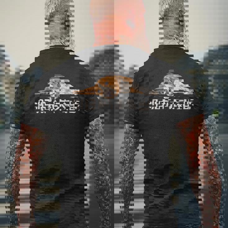 明日から本気出す ・ビーグルス ビーグル犬 面白い ビーグル愛好家に メンズTシャツ バックプリント 高齢者への贈り物