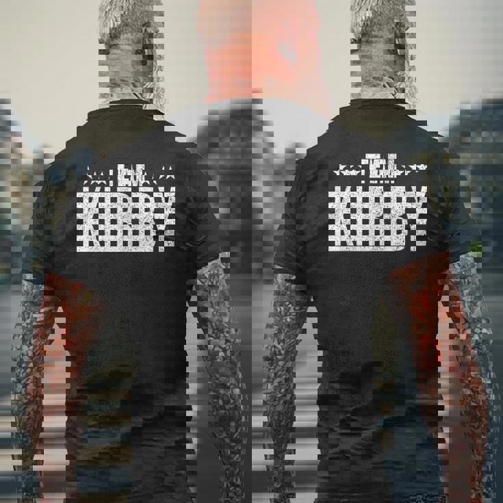 星のカービィ 姓 家族 誕生日 カービィ 姓 カップル メンズTシャツ バックプリント 高齢者への贈り物