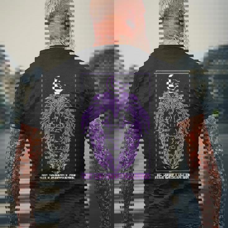 星座 干支 しし座 メンズTシャツ バックプリント 高齢者への贈り物