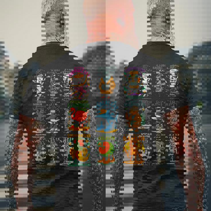 最も愛されているイタリアンブレインロットキャラクターキッズミームボーイトレンディ。 メンズTシャツ バックプリント 高齢者への贈り物