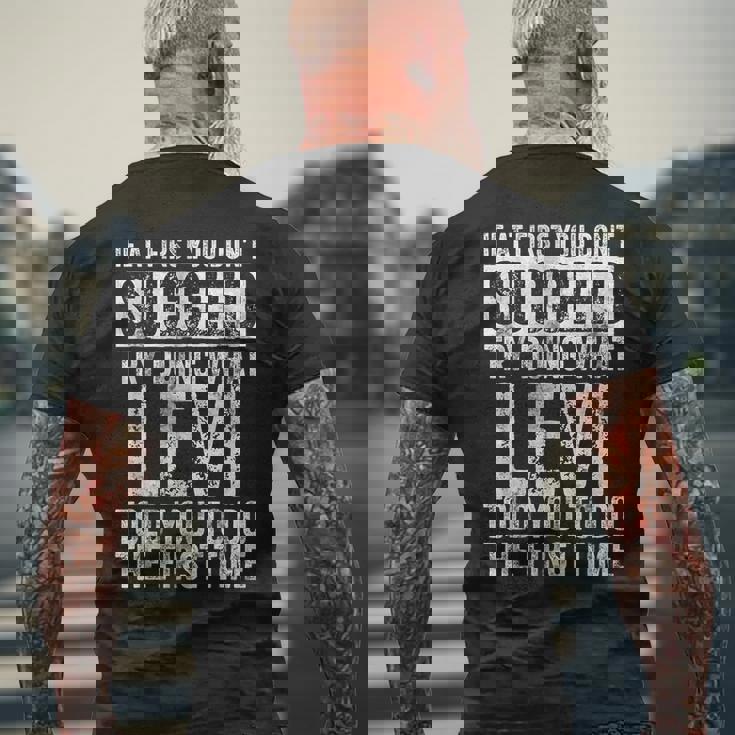 最初は成功しなかったら、リーバイスと同じことをやってみてください メンズTシャツ バックプリント 高齢者への贈り物