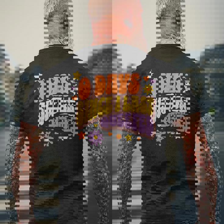 最後のキューフィングから0日間 キューフィング Queef 恥ずかしい メンズTシャツ バックプリント 高齢者への贈り物