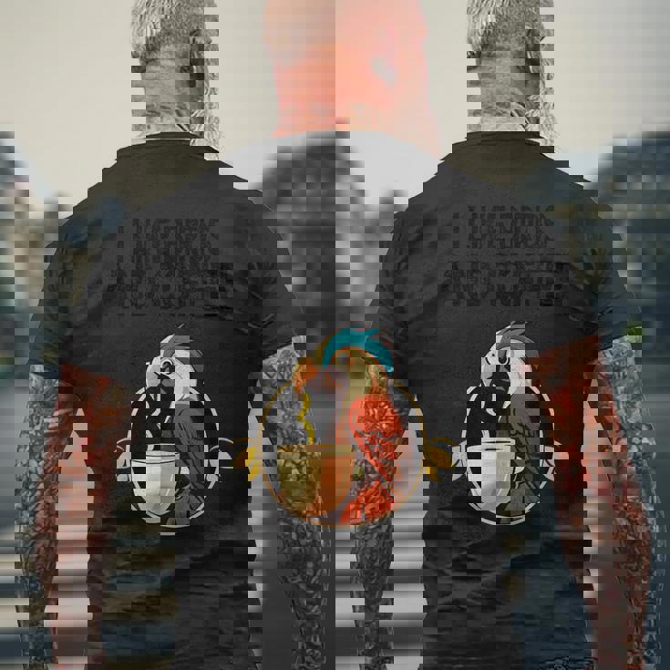 最高のバードアート メンズ レディース バードウォッチャー メンズTシャツ バックプリント 高齢者への贈り物