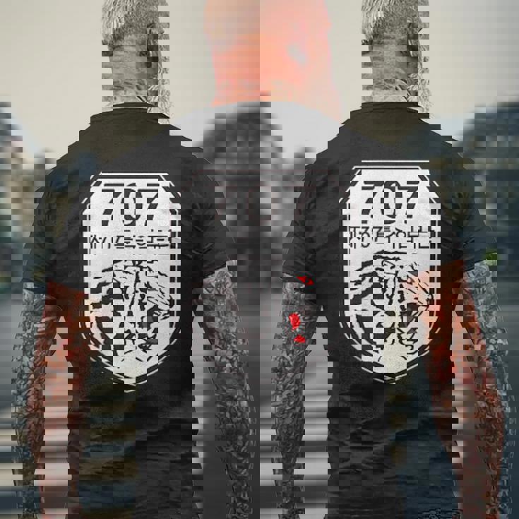 朝鮮特殊部隊 第707軍 朝鮮戦争 メンズTシャツ バックプリント 高齢者への贈り物