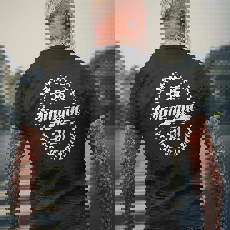 東京 品川 和漢字 品川 日本 お土産 メンズTシャツ バックプリント 高齢者への贈り物