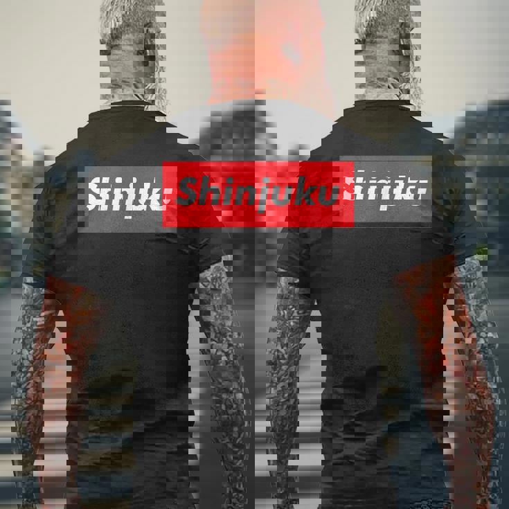 東京tシャツ 新宿東京シャツ メンズTシャツ バックプリント 高齢者への贈り物