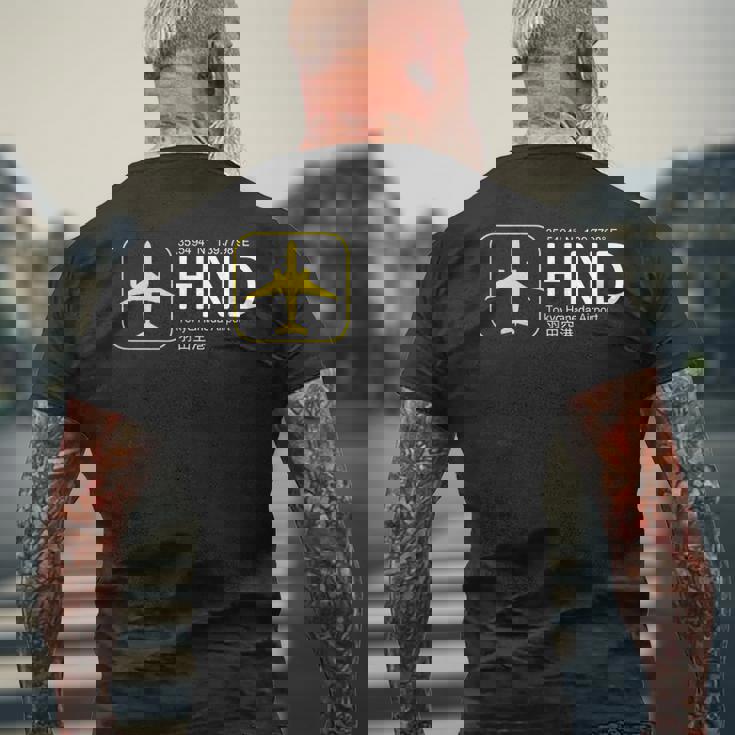 東京国際空港羽田tシャツ メンズTシャツ バックプリント 高齢者への贈り物