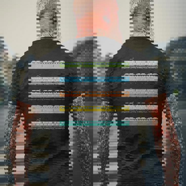 東京電車 山手線 超線 お土産 東京電車 メンズTシャツ バックプリント 高齢者への贈り物