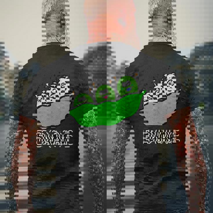 枝豆さん メンズTシャツ バックプリント 高齢者への贈り物