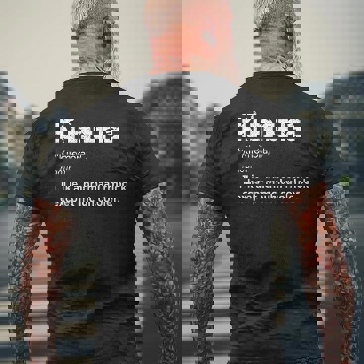 柔術木村ファニーデフィニションbjjtシャツ メンズTシャツ バックプリント 高齢者への贈り物