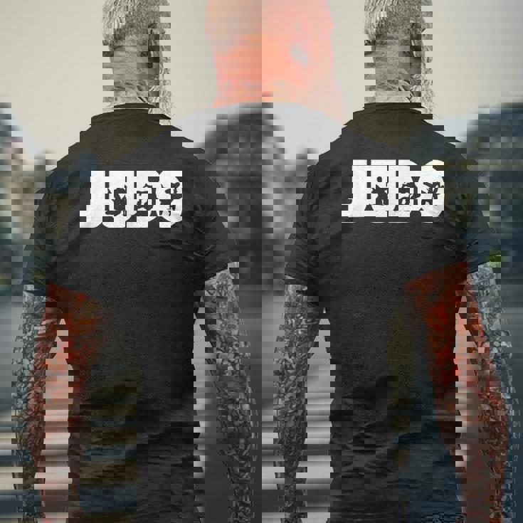 柔道愛好家への柔道tシャツ ギフト メンズTシャツ バックプリント 高齢者への贈り物