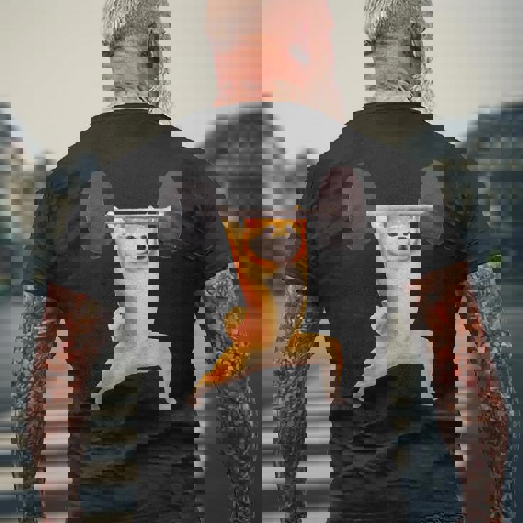 柴犬 イヌ 面白いtシャツ 犬 筋トレ 文字入り メンズ 半袖 服 おもしろグッズ 文字tシャツ ネタ ブラック メンズTシャツ バックプリント 高齢者への贈り物