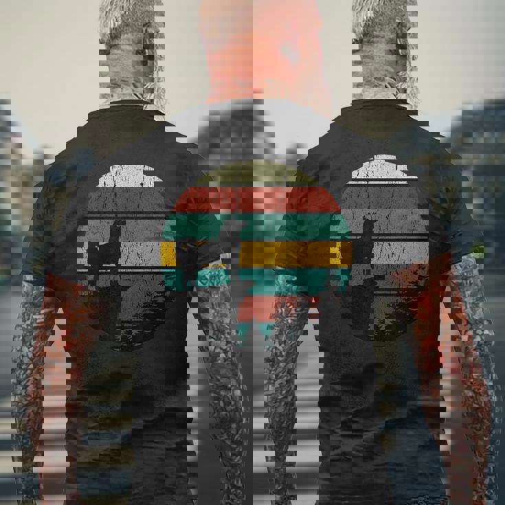 柴犬 グッズ 柴犬 犬ヴィンテージhiba Inu 柴犬 メンズTシャツ バックプリント 高齢者への贈り物