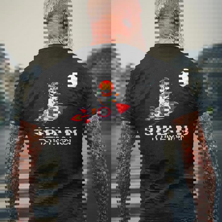 柴犬 コイン 暗号トークン 暗号通貨 財布 柴軍 メンズTシャツ バックプリント 高齢者への贈り物