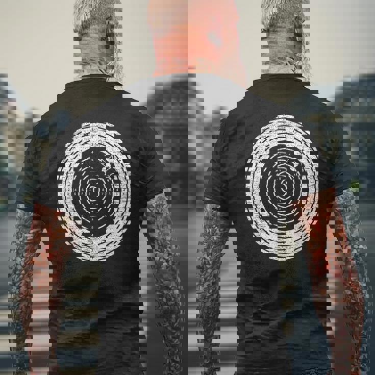 標的 射撃 警察官 警官 警官 警官 法執行 メンズTシャツ バックプリント 高齢者への贈り物