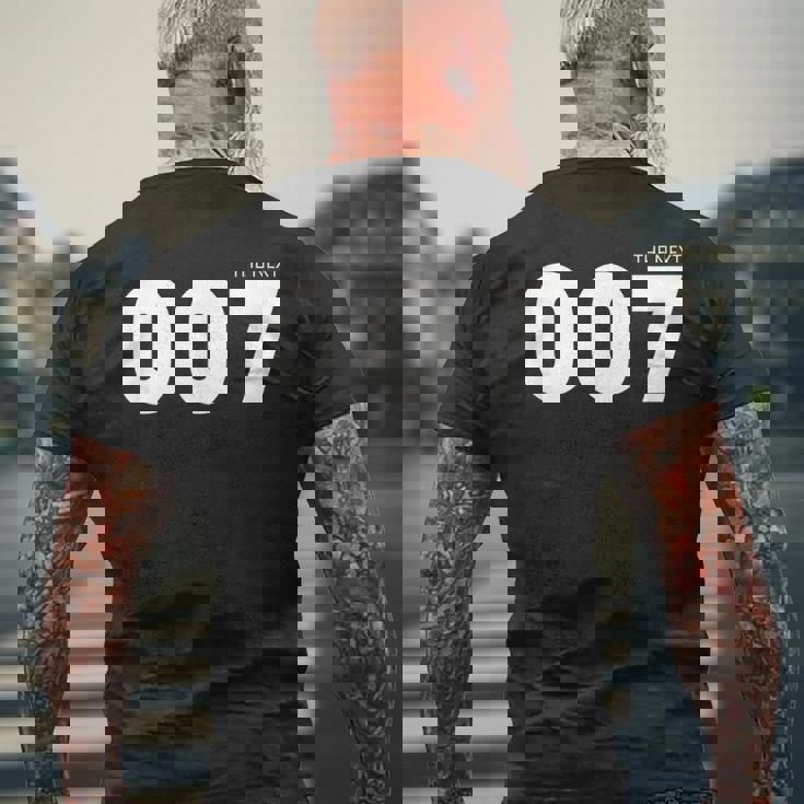 次回の007 メンズTシャツ バックプリント 高齢者への贈り物