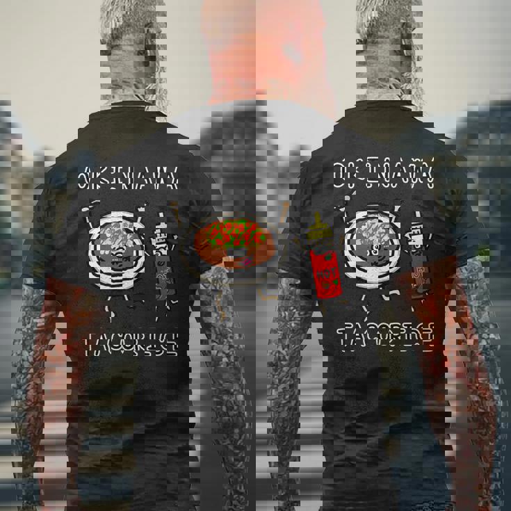 沖縄タコライスさん メンズTシャツ バックプリント 高齢者への贈り物