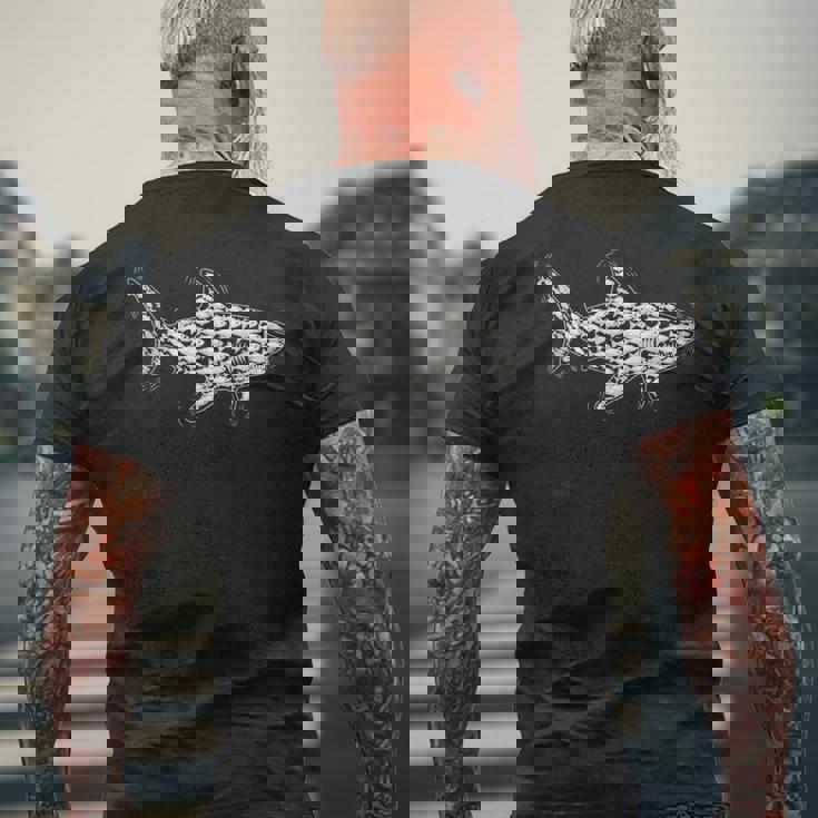 海洋科学者 科学 海洋生物学 海洋生物学者 メンズTシャツ バックプリント 高齢者への贈り物