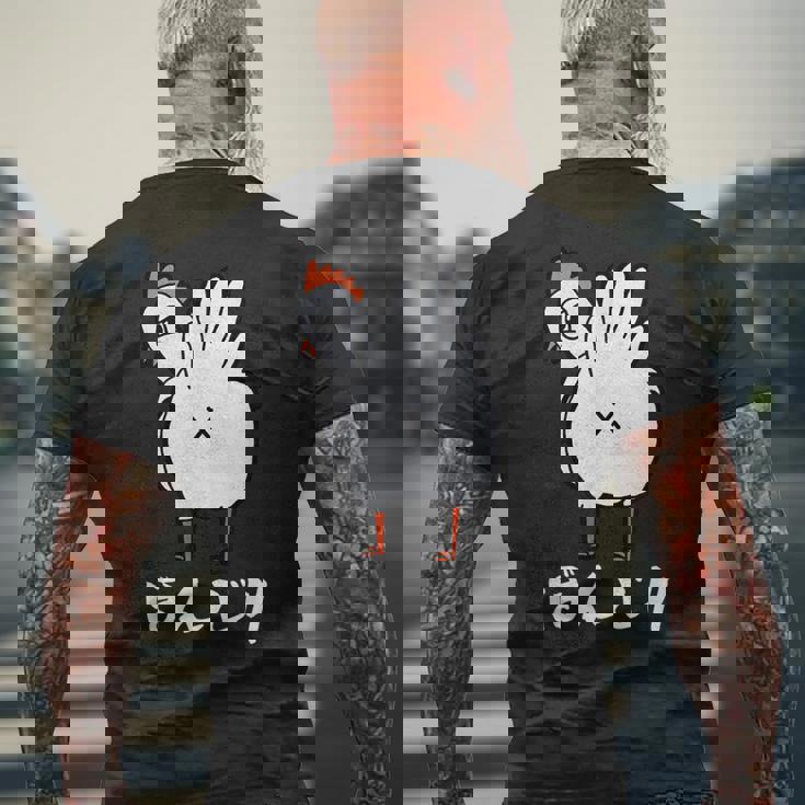 焼鳥 面白いtシャツ ぼんじり ニワトリ イラスト メンズ おもしろ 面白い 服 オリジナル おもしろグッズ ネタ メンズTシャツ バックプリント 高齢者への贈り物