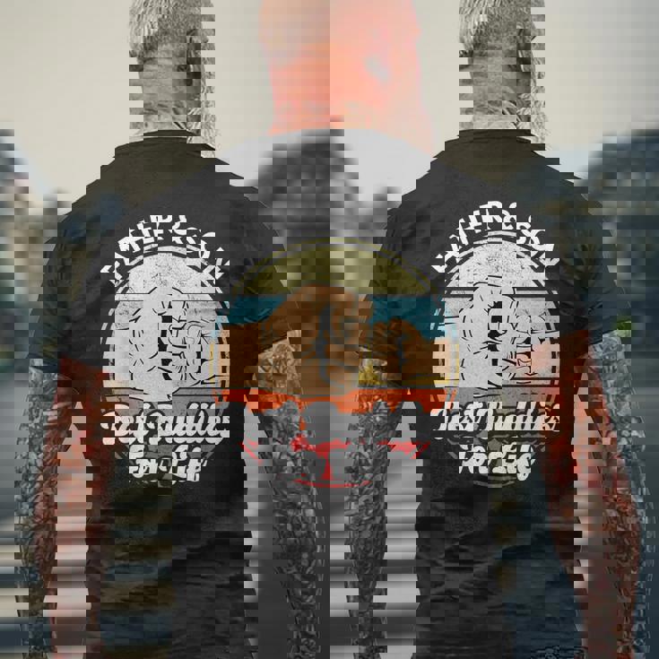 父と息子 ベストバディーズ 面白いお揃い お父さんと息子のギフト メンズTシャツ バックプリント 高齢者への贈り物