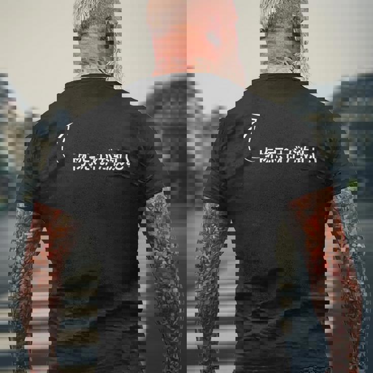 物忘れが激しい 物忘れが激しいな性格の表現 物忘れが激しいなグッズ メンズTシャツ バックプリント 高齢者への贈り物