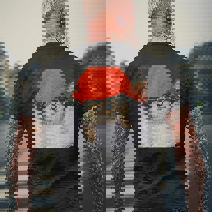 犬 ヨンタン シャツ かわいい犬好きの喜び メンズTシャツ バックプリント 高齢者への贈り物