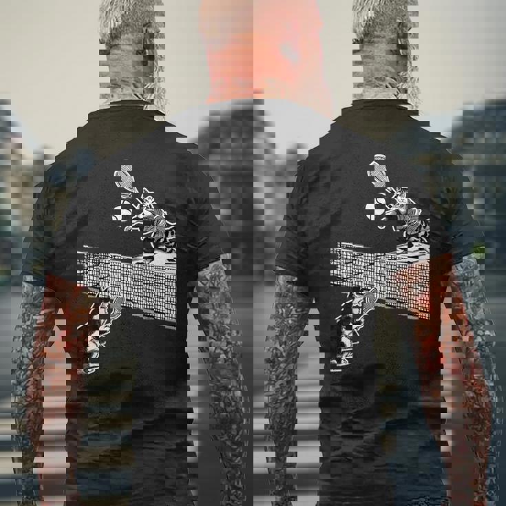 猫 ネコ テニス 面白いtシャツ 文字入り メンズ おもしろ 面白い 服 おもしろグッズ ネタ 浮世絵 メンズTシャツ バックプリント 高齢者への贈り物