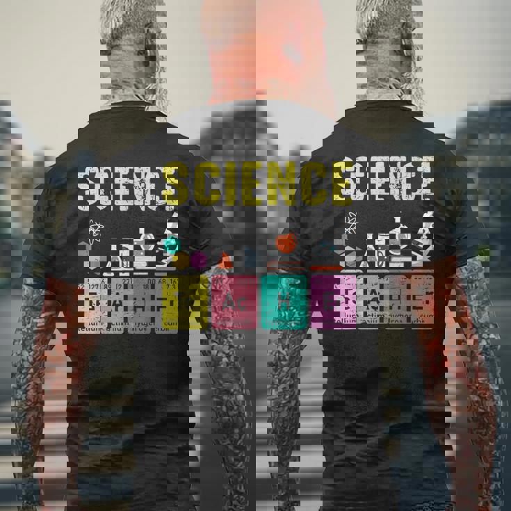 理科 先生 おもしろい 物理学者 物理学 先生 学生 メンズTシャツ バックプリント 高齢者への贈り物