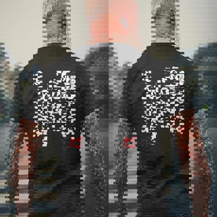 痩せろ？何言ってんだ この体にいくらかけたと思ってるんだ おもしろ 文字 ネタギャグ ウケ狙い 笑える 文字入り 面白い メンズTシャツ バックプリント 高齢者への贈り物