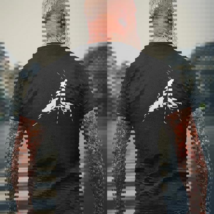 白い祈りの欠陥 メンズTシャツ バックプリント 高齢者への贈り物