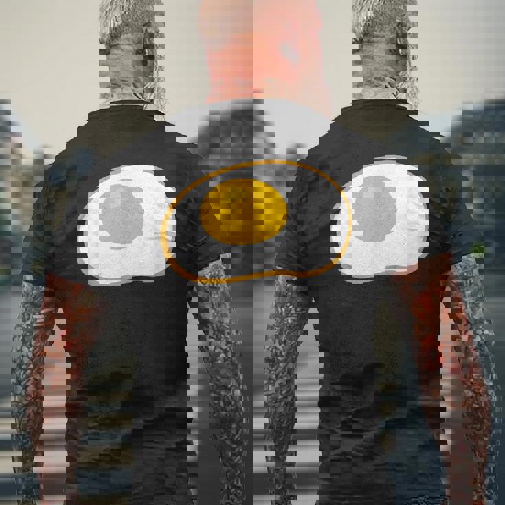 目玉焼き 漫画 カワイイ オタク ブランチ 料理 面白い メンズTシャツ バックプリント 高齢者への贈り物