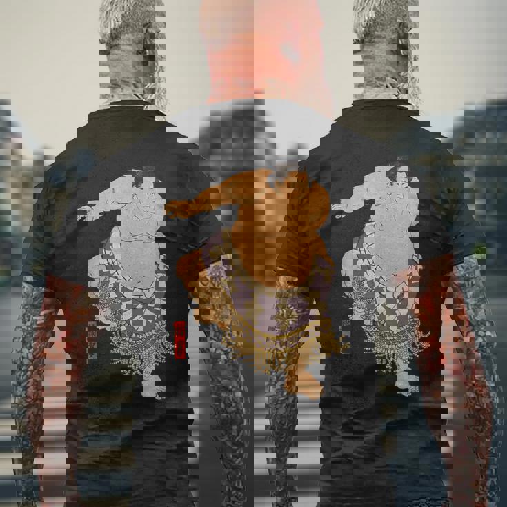 相撲取りtシャツ日本の相撲tシャツが大好きですヴィンテージアート相撲力士ラブレスリング メンズTシャツ バックプリント 高齢者への贈り物